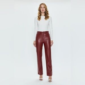 Pistola CASSIE SUPER HIGH RISE STRAIGHT - CARMINE